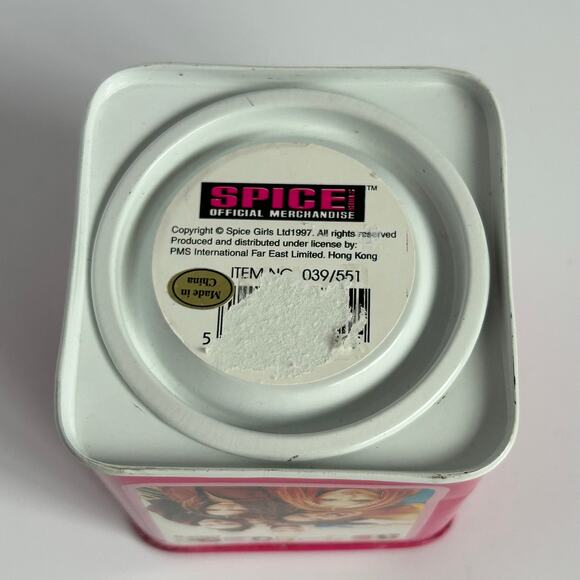 Vintage Spice Girls Pink Coin Bank 1997 Girl Power Pop Collectible Memorabilia - Picture 4 of 4
